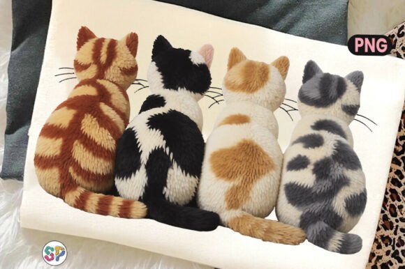 Download Latch Hook Yarn Cats PNG, Cat Lover PNG - Cat lover Collection