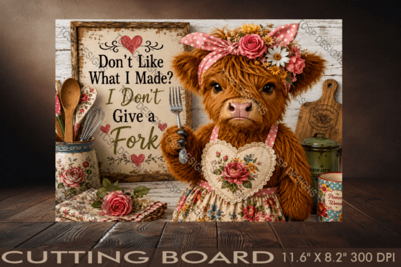 Download Don't Give a Fork Cutting Board - Cutting Collection