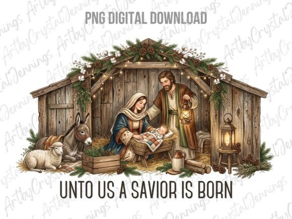 Download Religious Nativity Scene Christmas PNG - Christmas png Collection