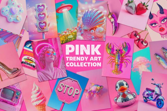 Download Pink Trendy Wall Art Jpg Collection - Collection Collection