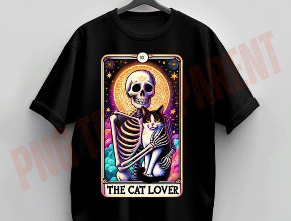 Download Funny Cat Lover Tarot Card Png, Mystical - Cat lover Collection