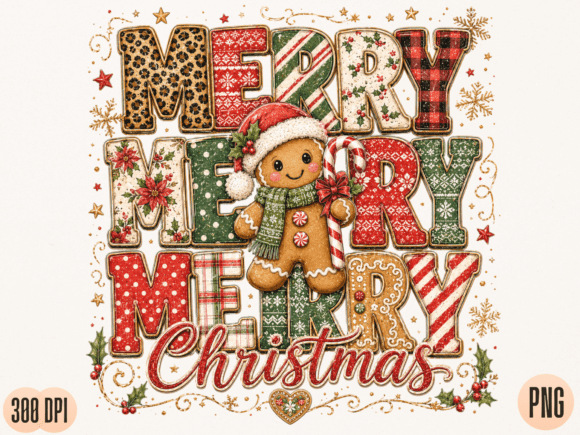 Download Merry Merry Merry Christmas PNG Design, - Christmas png Collection
