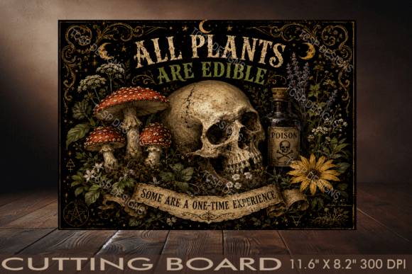 Download All Plants Are Edible Cutting Board - Cutting Collection