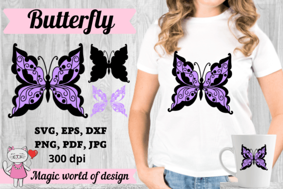 Download Purple Butterfly SVG Cricut Cutting File - Cutting Collection