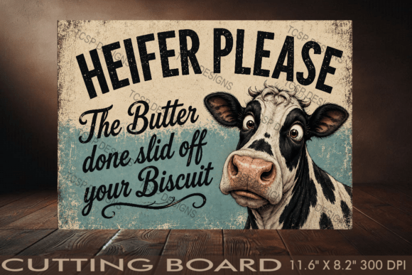 Download Heifer Please Cutting Board - Cutting Collection