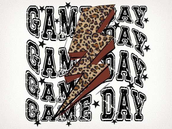Download Game Day Lightning Bolt Sublimation - Premium Resources