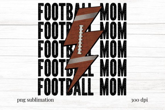 Download Football Mom Lightning Bolt Sublimation - Premium Resources